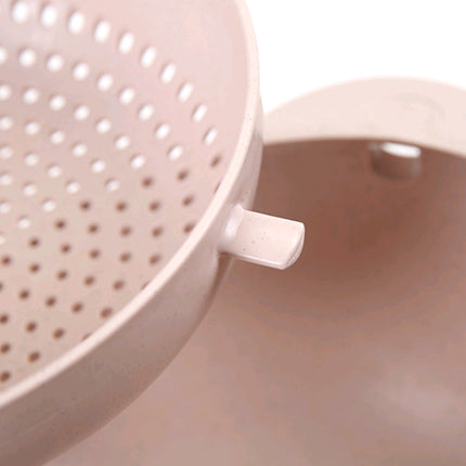 Plastic Rice Washing Bowl – Multifunction Kitchen Sieve & Basket