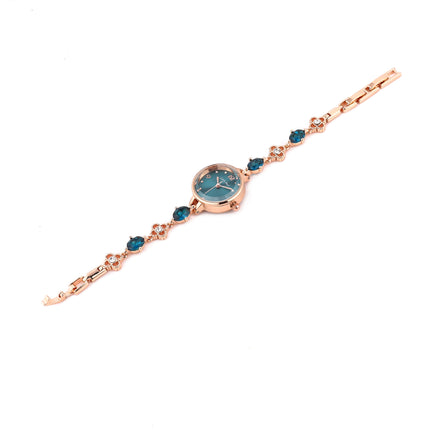 Elegant Green Women’s Bracelet Watch – Simple Jade-Inspired Gift Timepiece