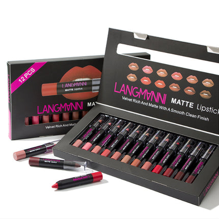 Matte Lipstick Waterproof Long-Lasting Velvet Lipstick Set