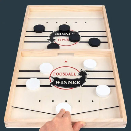 Foosball & Sling Puck Board Game – Parent-Child Interactive Toy