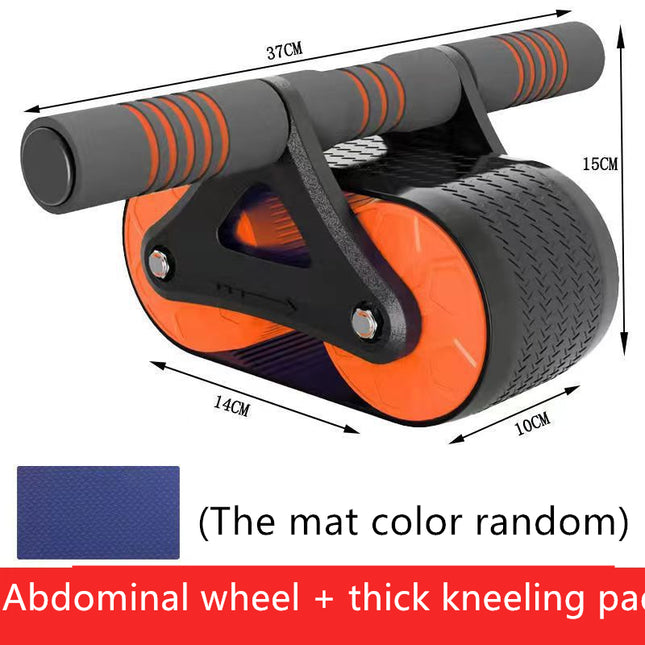 Double Wheel Ab Roller – Automatic Rebound Waist & Core Trainer