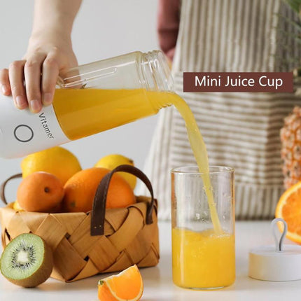 350ml Portable Blender – USB Rechargeable Smoothie & Juice Maker
