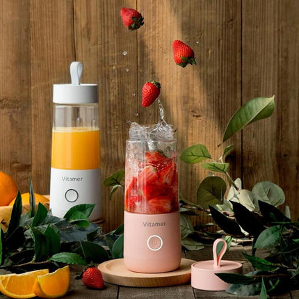 350ml Portable Blender – USB Rechargeable Smoothie & Juice Maker