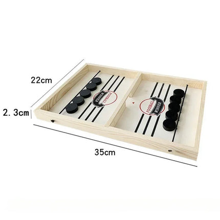 Foosball & Sling Puck Board Game – Parent-Child Interactive Toy