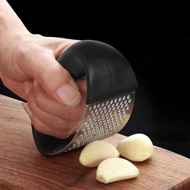 Stainless Steel Garlic Masher – Manual Press & Kitchen Tool