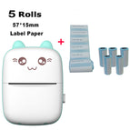 B / 5Rolls Label Paper