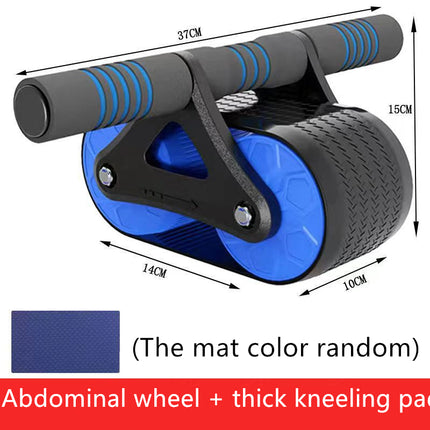 Double Wheel Ab Roller – Automatic Rebound Waist & Core Trainer