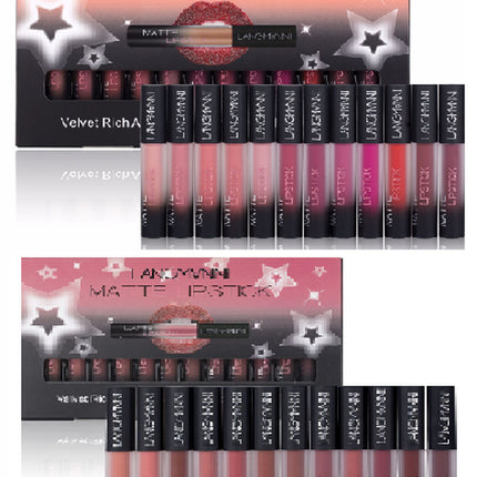 Matte Lipstick Waterproof Long-Lasting Velvet Lipstick Set